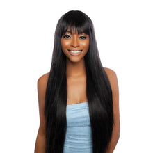 Mane Concept Trill 100% Unprocessed 11A Human Hair Wig Straight Full Bang 32"