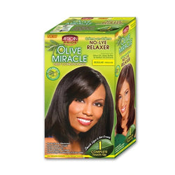 African Pride Olive Miracle No Lye Touch-Up Relaxer Regular