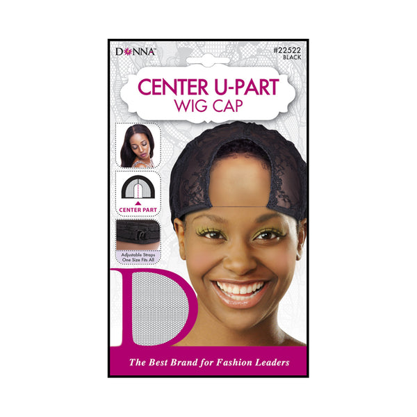 Donna Center U-Part Wig Cap Black