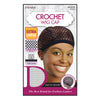 Donna Crochet Wig Cap Black XL