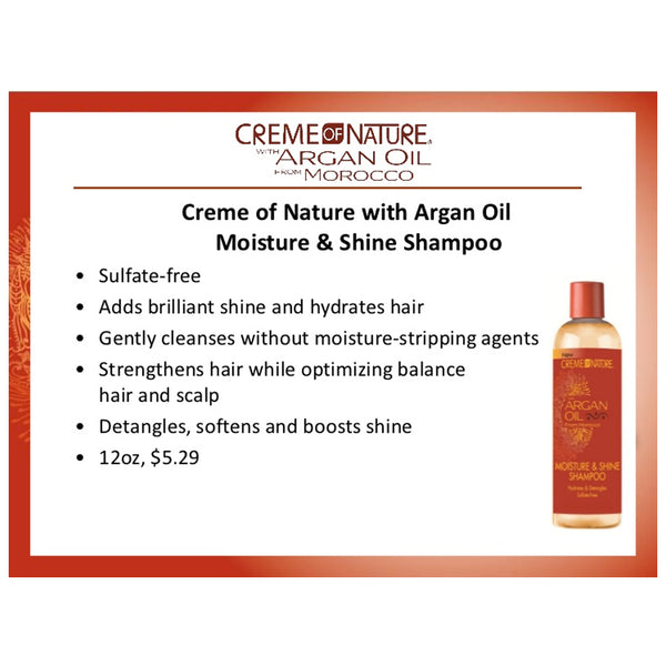 Creme of Nature Argan Oil Moist & Shine Shampo