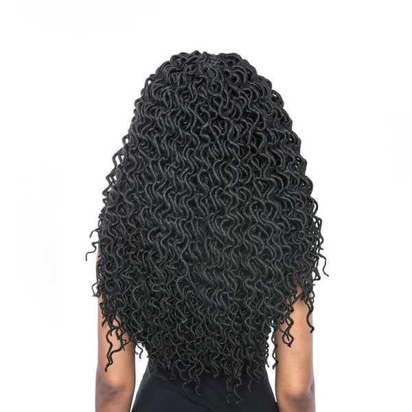 Mane Concept AFRI Naptural Synthetic Curled Faux Locs 18"