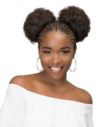 Janet Collection Noir Everytime Synthetic Afro Puff  Ponytail 2pc
