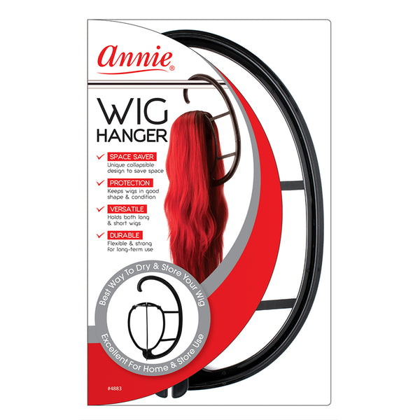 Annie Space Saver Wig Hanger Black