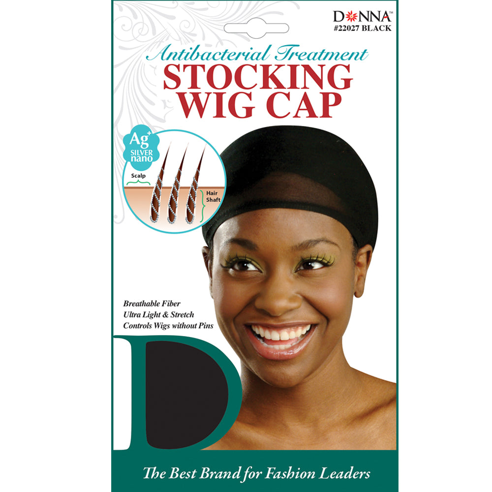 Donna Nano Antibacterial Hair Care Treatment Stocking Cap 2pcs