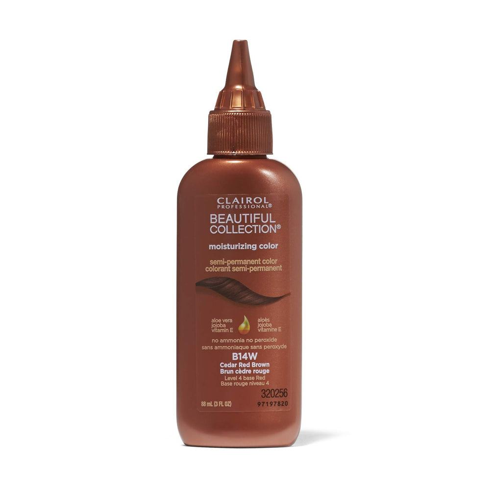 Clairol Professional Beautiful Collection Semi-Permanent Hair Color Cedar Red Brown B14W