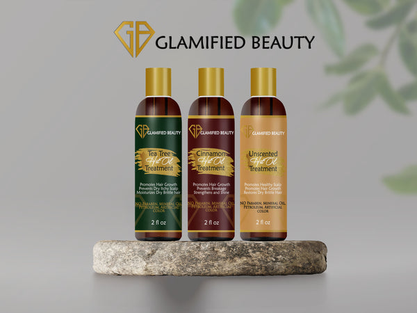 Glamified Beauty Unscented Hot Oil 2oz