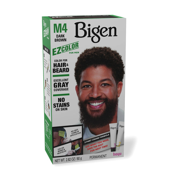 Bigen EZ Color for Men both Hair and Beard M4 Dark Brown