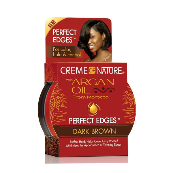 Creme of Nature Argan Oil Perfect Edges Dark Brown
