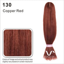 braiding hair copper red