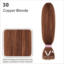 braiding hair copper blonde