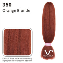 braiding hair orange blonde
